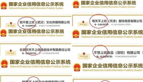 公司取名 就不爱上班 违新规 网友热议 为啥要改名