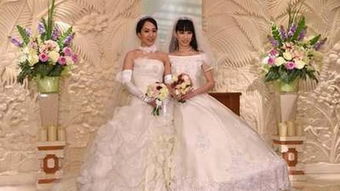 日本同性恋女星举办婚礼 同穿婚纱泪洒现场