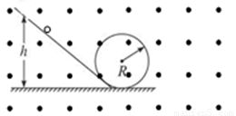 如图所示,一半径为R的光滑绝缘圆形轨道竖直放置,一质量为m,电荷量为q的小球 可视为近质点 可以在轨道内则运动 当在轨道所在的区域内加上水平向右的匀强电场时,小球可静止在图中的 