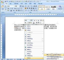 巧用Word2007样式集快速转换文档格式的图文方法步骤