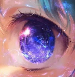 十二星座专属的二次元星空眼,摩羯座梦幻紫,狮子座是恶魔之眼 