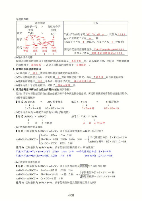 高一生物知识点总结(高一必修一生物知识点归纳内容有哪些？)