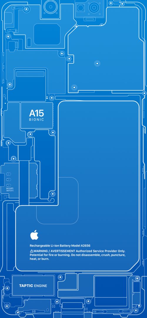 每日一图 丨超酷的 iPhone 拆机壁纸