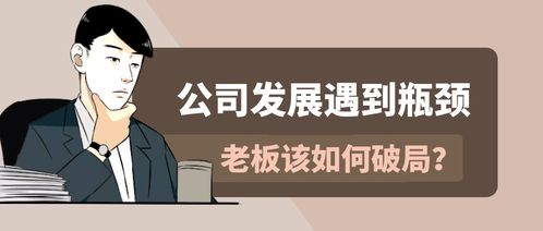 公司进入瓶颈期，作为老板该怎么办