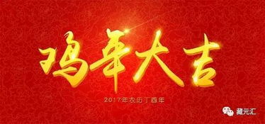 新春快乐,鸡年大吉