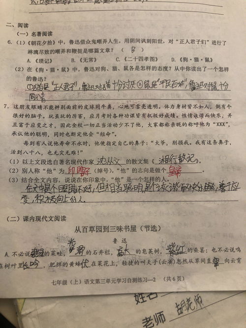 在 狗 猫 鼠 中,鲁迅对狗 猫 鼠各是怎样的态度 从中你读出了一个怎样的 