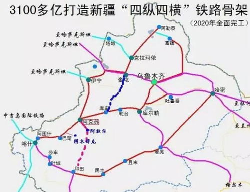 中国铁路网地图全图