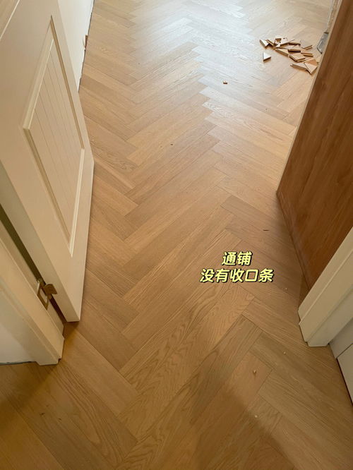 不是木纹砖,是木地板人字拼通铺真的显大 