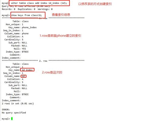 mysql表的索引有哪些作用(数据库建立索引的原则有哪些)