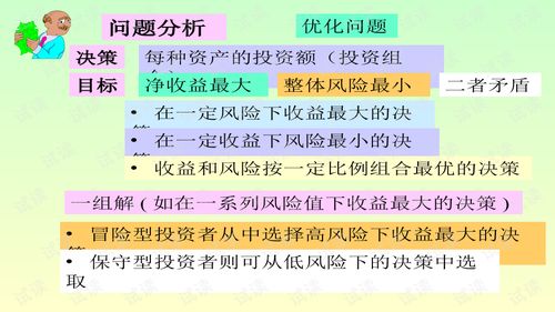 数学建模 投资的收益和风险 模型二怎么写