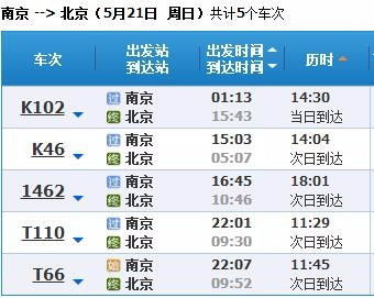 南京到北京的火车时刻表,南京到北京的卧铺票价是多少？？-第4张图片