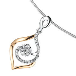 六福珠宝吊链价格,产品名称：六福珠宝7819#18K金心形钻石吊坠 价格 澳门价格多少钱？