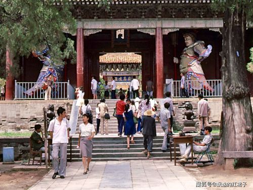 老照片 1983年的嵩山少林寺,因一部功夫电影公映而爆红