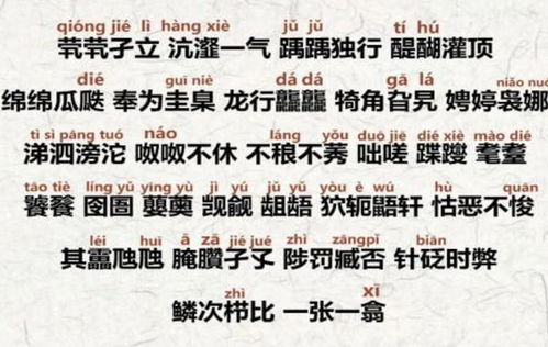 生僻字 中的一句歌词,很难念出来,打赌你只认识一个字 