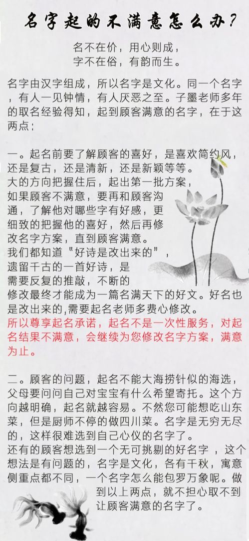 人工专业八字起名,找子墨老师 