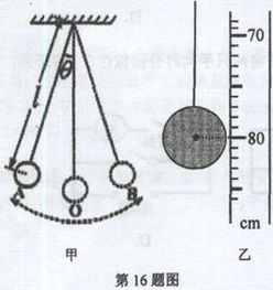 老式摆钟是利用摆锤的摆动来计量时间的,它的摆动周期与哪些因素有关呢 南开中学兴趣小组的同学在质量不计 不可伸缩的细绳下面挂一小钢球制成了与钟摆类似的单摆,研究在摆动角度不大的情况下 