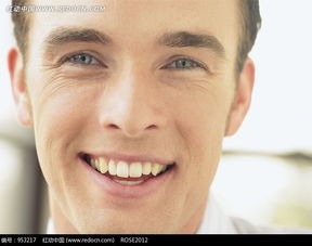微笑的外国男人面部表情图片 953217 职业人物 