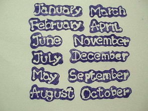 一月份至十二月份用英语怎么读 