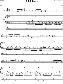 肖邦夜曲第一首钢琴谱