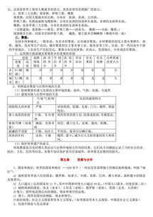 初中地理上册知识点