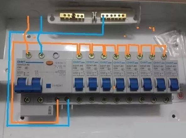 家庭配电箱接线图家庭配电箱安装规范