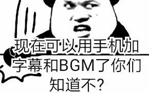 有趣的软件3 用手机给视频添加字幕和BGM