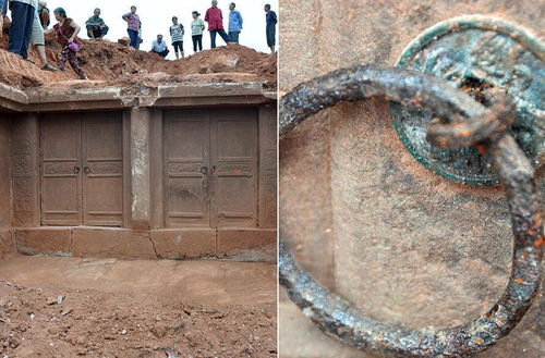 明代合葬墓藏村民坟下,迁坟后才被发现 