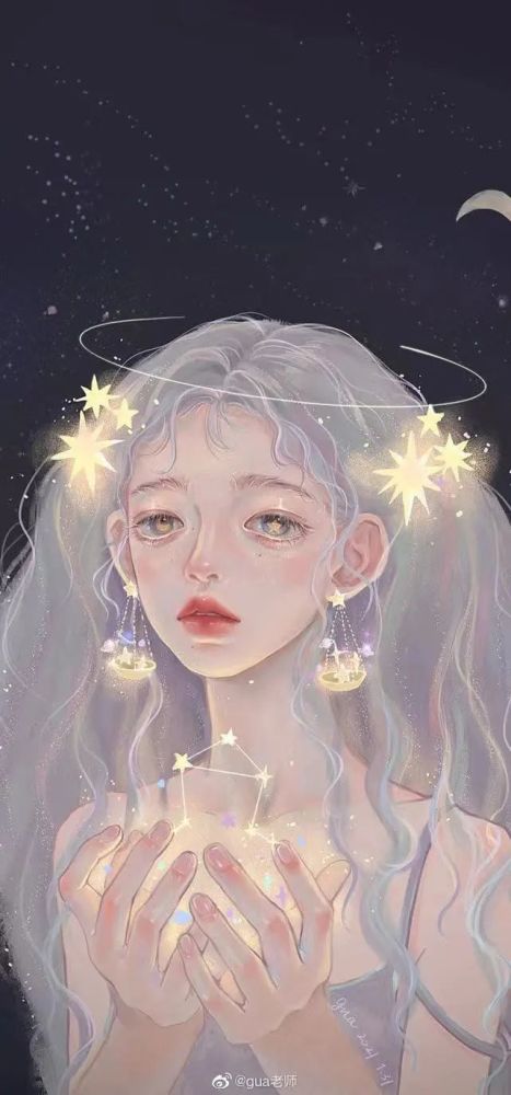 画风超仙的少女插画壁纸