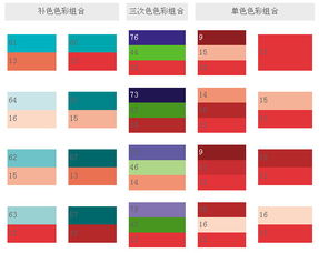 网页设计之24套配色方案色表