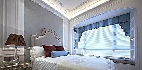 家居设计地中海卧室飘窗装修效果图 