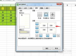 WPS 怎样更改Excel表格的边框颜色