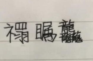 因名字有88笔,小学生在考场大哭,老师看后都无从下手