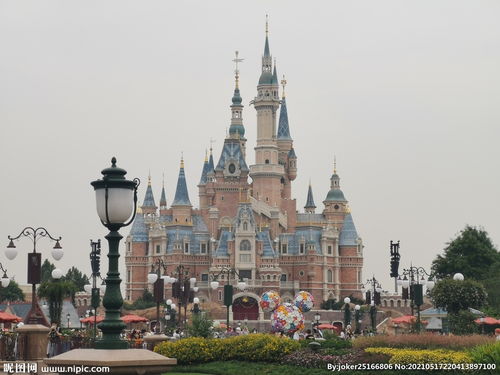 上海迪士尼城堡图片 