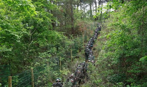 武警湖北总队鄂州支队再战魔鬼周,穿越丛林叠嶂行走山涧湖畔