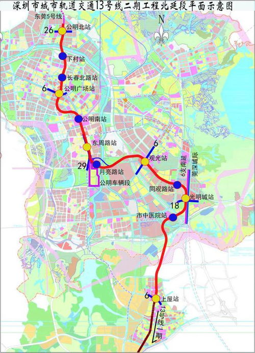 地铁16号线线路图