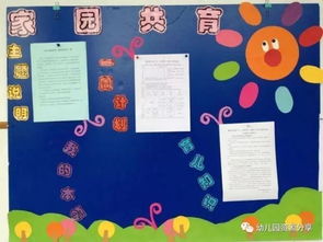 幼儿园家园共育栏获奖作品欣赏,总有你适合的一款 