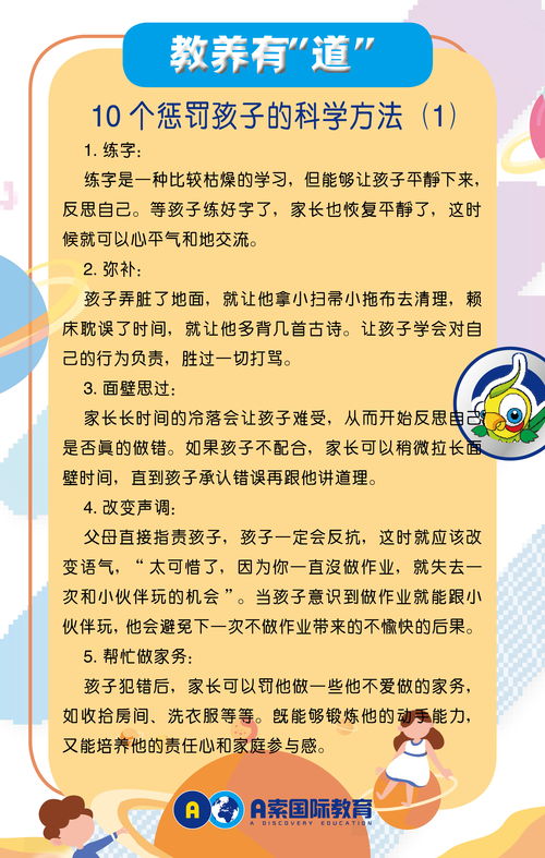 小孩惩罚方案模板