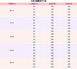 34胸罩尺码是多少,内衣34是什么码?-第3张图片