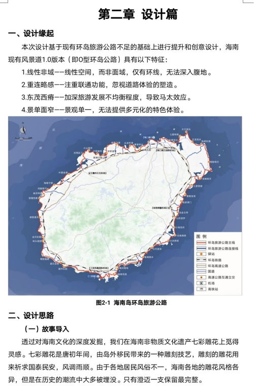 海南旅游路线设计大赛