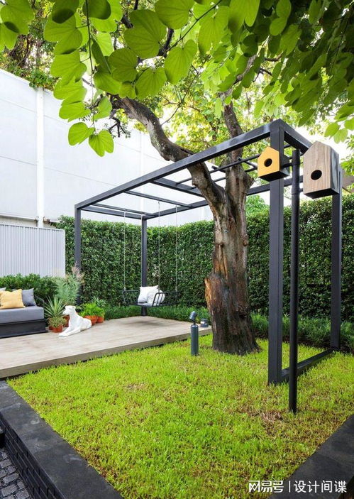 庭院设计 有铁艺阳光房的植物花园,能养鸟能养狗的花园真好啊