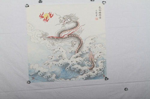 龙年画龙生肖文化展 在北京举行 