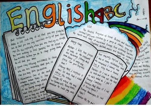 最简单的英语手抄报,轻松制作英语手抄报，让英语学习变得更有趣！