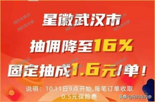 多个网约车平台降抽佣,有的已经降到16%-第5张图片