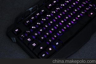 背光键盘 硕美特 有线游戏键盘 USB发光笔记本电脑夜光键盘图片 
