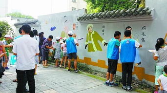 四川 温江区50余名志愿者绘制 抗战英雄谱 文化墙 