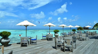 马尔代夫双鱼岛高清摄影图