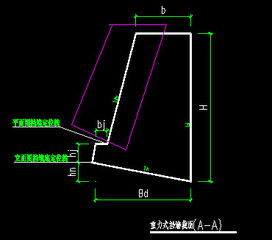 请问这个挡土墙的斜面长度怎么算,红色部分的长度