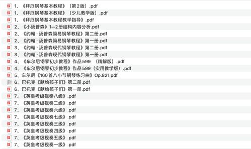 提升钢琴视奏必备的16本基础入门教材乐谱集