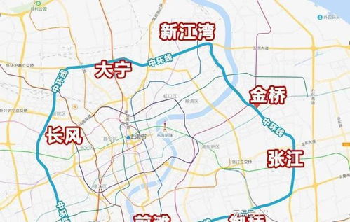上海环路现状 为何北京已7环中国第1大城市上海仅4环