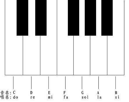 关于“唱名法”!请问十二个音的正确唱名分别是什么?